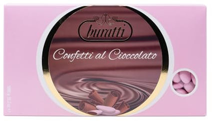 Buratti Confetti Dragées au Chocolat Rose 1 Kg