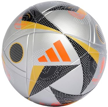 Adidas Fussballliebe Finale League Euro 2024 FIFA Quality Ball IX4046, Unisex Footballs, Silver, 4 EU