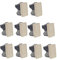 10 Pezzi Interruttori Compatibili Con Bticino Matix Interruttore 16A Interruttore Ideali per Frutti Elettrici e Compatibile con Bticino Matix Pulsante (10)