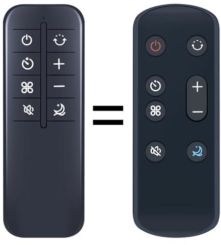 New Replacement Remote Control Compatible with LEVOIT 36 Bladeless Tower Fan & Air Purifier for Bedroom