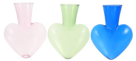 IMIKEYA 3 Stück Hydroponische Vase Pflanzen Terrarium Zwiebelvasen Wasserpflanzer Hydroponische Pflanzen Vasendekor Hydroponische Pflanzer Dekorative Vase Schreibtischpflanzer Glas