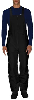 Arctix Herren Essential Isolierte Latzhose Ski-Lätzchen, Schwarz, L / 32L