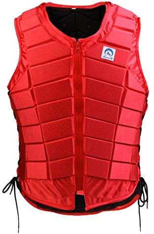 Inzopo Gilet d'équitation de sécurité pour enfant et adulte - Gilet de protection pour l'équitation - Pour femme - Taille S