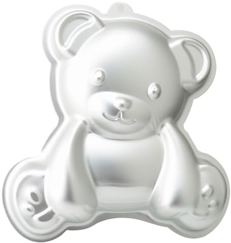 SADYFON Bear Shaped Cake Pan Aluminum Nonstick Cake Decorating Mould Birthday Anniversary Wedding Party Cake Baking Pans Tins Bakeware Tool
