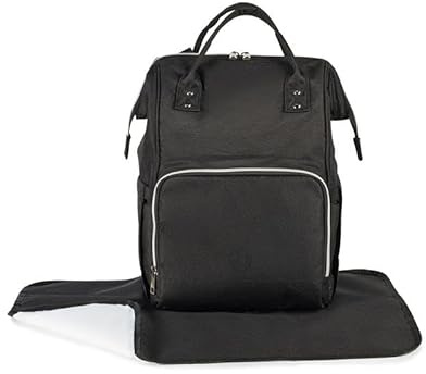 Ickle Bubba Stomp Luxe Changing Rucksack & Mat – Stylish & Spacious Baby Backpack with Multiple Pockets, Portable Changing Mat, Bottle Holders & Stroller Straps, Perfect for On-the-Go Parents