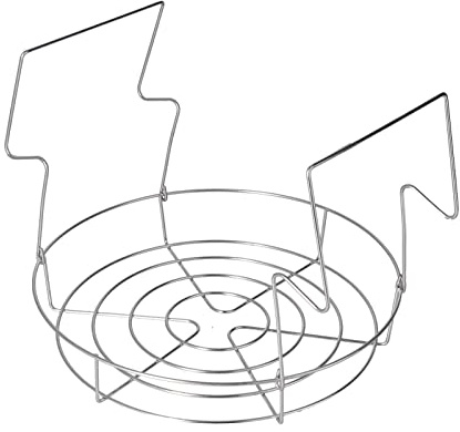 TOUISEDGI Canning Rack with Tongs, Stainless Steel Steamer Canning Jar Rack Anti Rust Anti Scalding Foldable Contoured Steel Handles Rack, Canning Supplies Kit for Hot Water Bath Canner