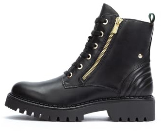 Pikolinos Botines Planos en Cuero Aviles para Mujer Color Black