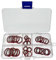 100 Stück A/C-Dichtung for Klimaanlage Ford Focus Mondeo Focus Victorious Explorer, Düsendichtung for Verdampfer-Expansionsventil(Size 5)