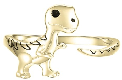 Justerbar dinosaurie Ring Creative Knuckle Ring för unik stil för födelsedagsbröllop och speciella tillfällen Bekväm hand