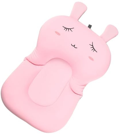 CIMAXIC Alfombrilla de Bañera Bebés con Suave y Cómodo Cojín de Shower Protección de Espalda y Columna Vertebral