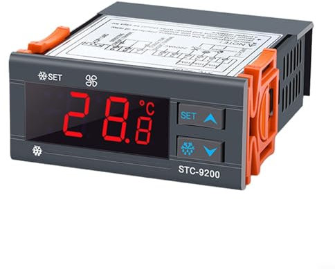 Termostato elettronico STC9200 per conservazione frigorifera e gestione del congelatore con caratteristiche di controllo della temperatura