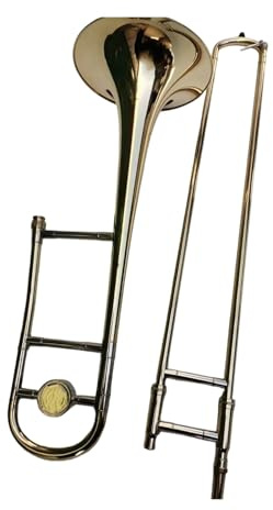 Trombón Tenor De Bronce Fosforado En Si Bemol Apto Para Principiantes trombón Instrumento De Metal(3/4)