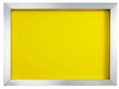 Screentryck Aluminiumramar Silk Mesh Polyesterram(25x35cm Yellow,150T (380Mesh))