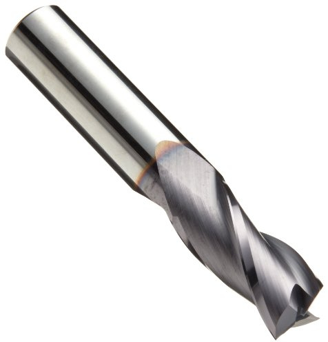 Niagara Cutter N86006 Carbide Square Nose End Mill, Inch, TiAlN Finish, Roughing and Finishing Cut, 30 Degree Helix, 3 Flutes, 2 Overall Length, 0.188 Cutting Diameter, 0.188 Shank Diameter