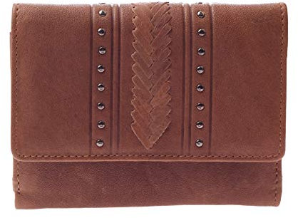 Bodenschatz Rimini 4-019 RI 06, Damen Geldbörsen, Braun (cognac), 9x12x3 cm (B x H x T)