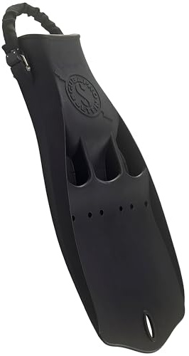 SCUBAPRO Jet Diving Fin with Spring Heel Strap (Black, Extra Large)
