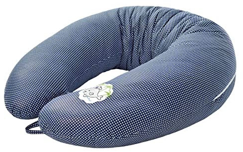 sei Design Stillkissenbezug passend für Stillkissen, Bezug für Schwangerschaftskissen, Seitenschläferkissen 170 x 30 cm, mit Reißverschluss aus 100% Baumwolle, waschbar und Schadstofffrei