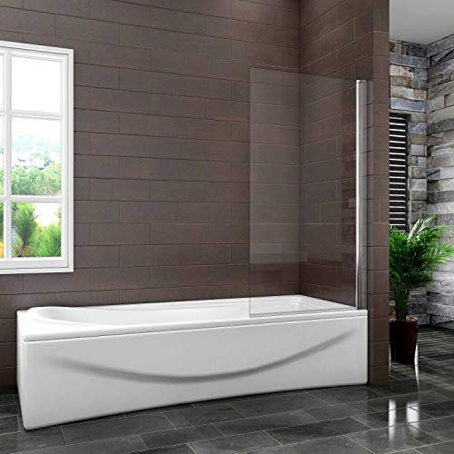Mampara Bañera Abatible 1 Hoja Pivotante Cristal 6mm 80x140cm