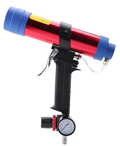 Glue Gun 310ML Pneumatic Glass Glue Sealant Gun Cartridge Gun Paint Decorating Tool for Fish Tank Solar Energy Electronic Appliances Automotive Components