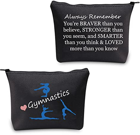 Trousse per trucco da ginnastica, regalo da ginnastica, borsa da viaggio, trousse da toilette