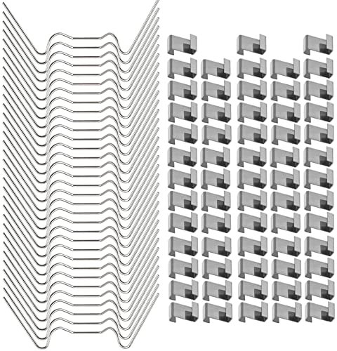 150Pcs Greenhouse Glass Clips Spring, Glazing for Glass, Halls - 75W and 75Z