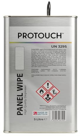 PROTOUCH Avfettningsmedel för paneltorkning, silikonborttagare, rengöring före färgning - Snabb, 5 liter