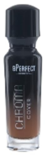 BPerfect Chroma Cover Matte Foundation - Weightless Full Coverage Base with Hyaluronic Acid & Vitamin E - Soft Matte Finish - Shade 32 - C10 Deep Cool Cinnamon