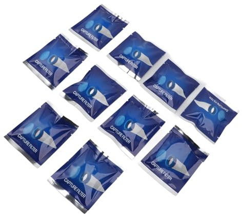 Electric Lice Comb Capture Filters, Electric Lice Comb Vacuum 10pcs Disposable ABS Filter Cartridges with Secure Lids for Efficient Lice Removal.