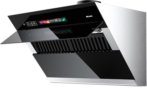 BRANO Under Cabinet Range Hood 30 inch, 900CFM Vent Hood with Voice/Gesture/Touch Control Control, Unique Side-Draft Design for Modern Kitchen, Ducted/Ductless Convertible