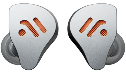 Fosi Audio IM4 Open-Back IEM Earphones, In Ear Monitor Wired Earbuds, 10mm Single Dynamic Driver, IEMs for Audiophiles, Gaming and Studio, 3.5mm 2-Pin 0.78mm Detachable Cables, N52 Dual Magnets Sliver