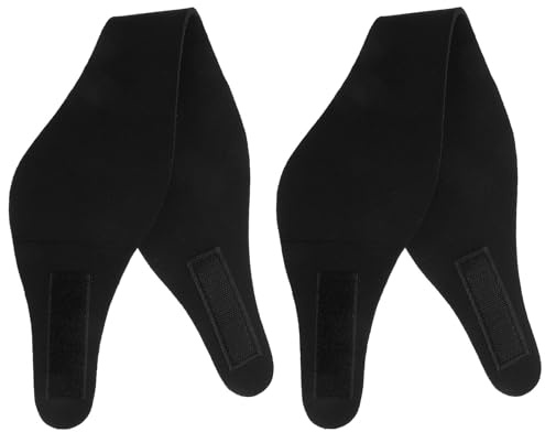 CHICAMPERA 2 Diademas Impermeables Negras para Natación y Ducha, Protección Auditiva Cómoda y Antideslizante de Tejido Reutilizable para Piscina y Yoga