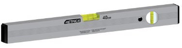 Metrica 32544 Livella Alluminio, 2 Fiale, 40 cm