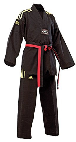 adidas Taekwondo Champion Dobok-uniform – Färg Svart, Svart, 2