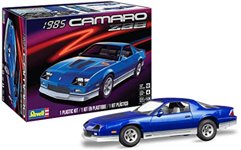 Revell USA modellbyggsats I 1985 Chevy Camaro Z28 I detaljerad modell i skala 1:24 I 48 delar I utmanande byggsats för avancerade modellbyggare från 12 år