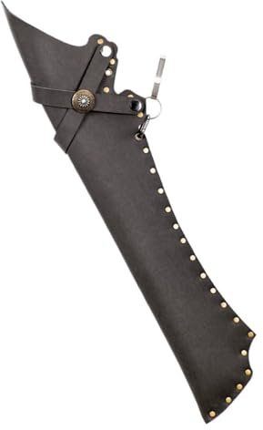 MiOYOOW Carquois de Tir à l'arc, Étui de Flèche Rétro Étanche Taille Portable Carquois de Taille de Flèche en Cuir PU Portable pour Arc à Poulies Classiques