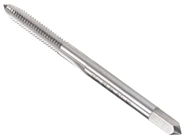 CoCud Rosca Fresado Machos, 1/8-40 UN Rosca 2B, Alta Velocidad Acero Máquina 3 Flautas Rectos Tornillo Roscado Herramienta - (Aplicaciones: para Roscado Perforación Máquina), 1uds