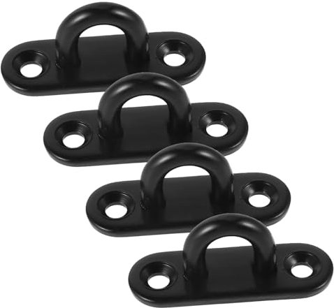 4 Piezas Inoxidable para Montaje Pared Soporte para Anclajes de Resistentes y Multifuncionales para Uso Interiores y Exteriores