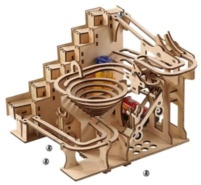 Modello meccanico di pistola antiaerea: Kit di pistola giocattolo con fascia di in legno per fai da te, modello di assemblaggio per adulti | Kit di costruzione per Hobby Craft, proy