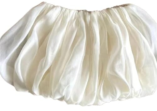 WJLYDM Minifalda Plisada con Burbujas for Mujer, Dobladillo Volantes, Cintura elástica, Camiseta Corta abullonada, Linda Falda Globo Aline for niñas para Deportes Fiesta Danza