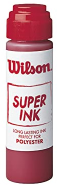 Wilson Pennarello per Corde, Stencil Ink, Rosso, Z7417 RD