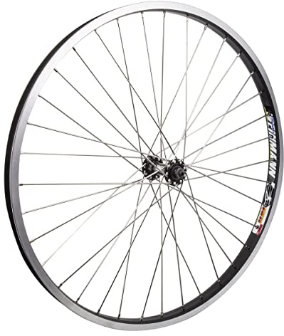 WheelMaster 26 MTB Front Wheel - Weinmann Dm30 Rim, Alloy Hub, QR, Black