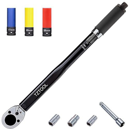 TZTOOL Drehmomentschlüssel Auto und Motorrad 1/2 Zoll 20-180Nm
