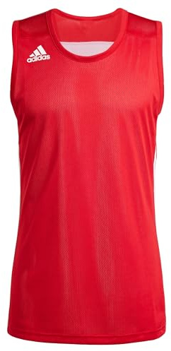 adidas Herren 3G Speed Reversible Jersey, Power Red / White, S