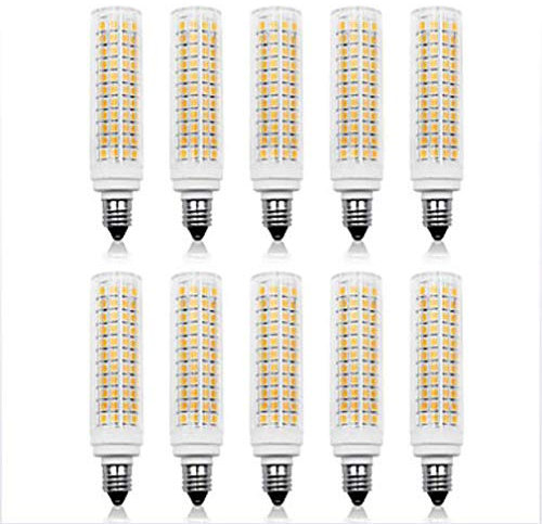 E11 Bombillas LED de maíz, 11W Atenuación LED Luces de maíz 750LM 136LEDs Lámpara LED SMD2835 Blanco/Blanco cálido 220-240 V (paquete de 10),Coolwhite