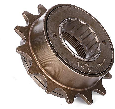 RiToEasysports 14 Tooth Freewheel,Single Speed Freewheel for Mountain Road Bicycle Bicycles And Spare Parts Single Speed Freewheel Conversion