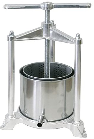Mondo Viro Presse-papiers pour agrumes, raisins, noix et autres en acier inoxydable (3,5 litres)