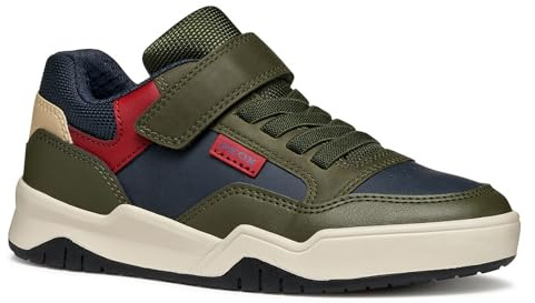 Geox J Perth Boy, Zapatillas, Military Navy, 40 EU