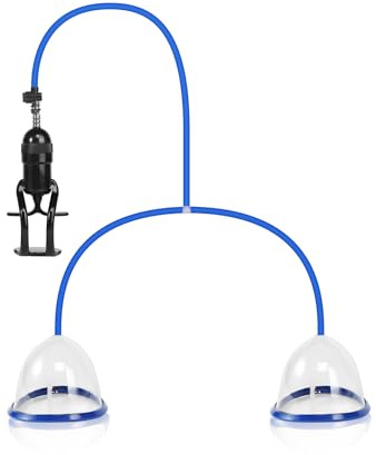 Pompe à Seins et Suce-Tétons avec Saugkraft Pompe à Vide pour Seins et Pussy Jouet Érotique SM pour Femmes