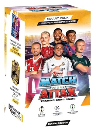 Topps UEFA Champions League Match Attax 2025 Jeu de cartes à collectionner et à collectionner (Smart Pack)