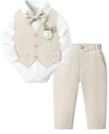 SANMIO Baby Boy Clothes Suits 0 3 6 9 12 18 24M Boys Easter Baptism Outfits Infant Formal Dress Clothing Birthday Wedding 5Pcs Baby Suit Sets